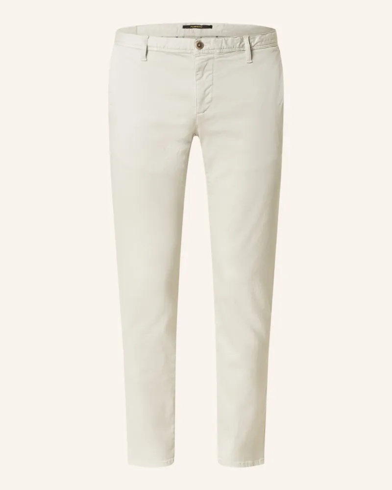 Alberto Chino ROB Slim Fit Hellgrau