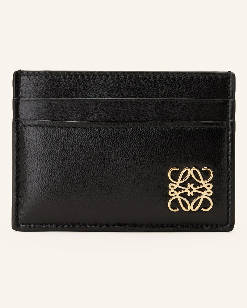 Loewe Kartenetui Anagram schwarz Schwarz