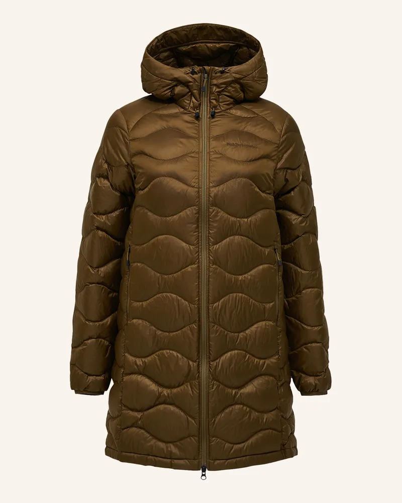 Peak Performance Daunenparka Helium gruen Khaki