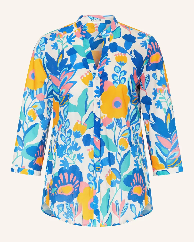 Eterna Bluse mit 3/4-Arm Blau