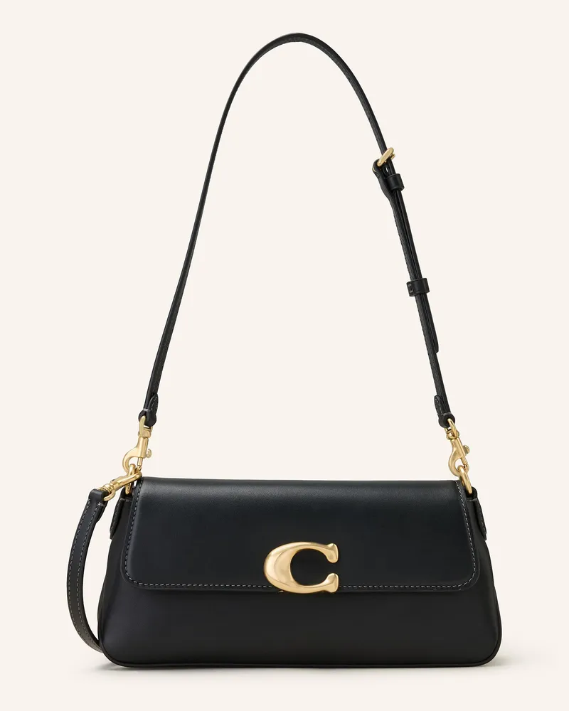 Coach Schultertasche Jet schwarz Schwarz
