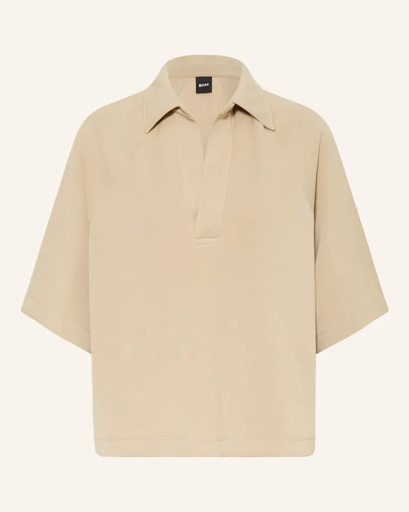 HUGO BOSS Jersey-Poloshirt beige Beige