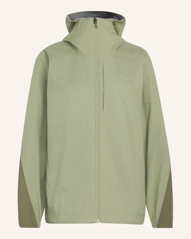 adidas Terrex Multi 2.5 Layer Climaproof Regenjacke gruen Grün