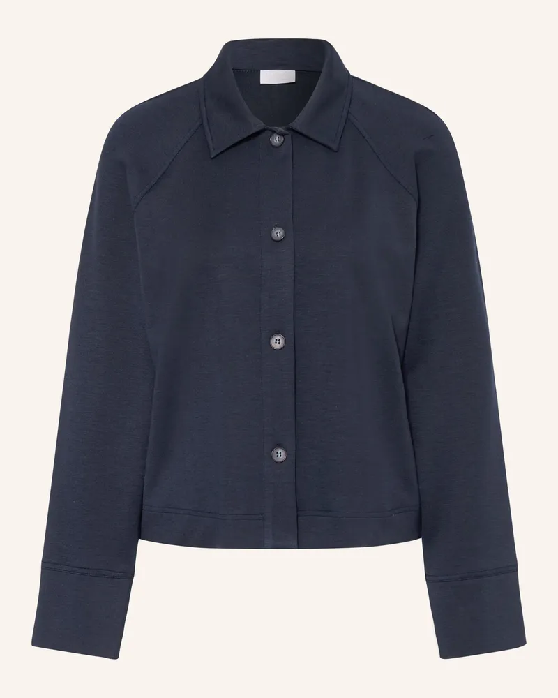 DESOTO Hemdbluse SINA aus Jersey Dunkelblau