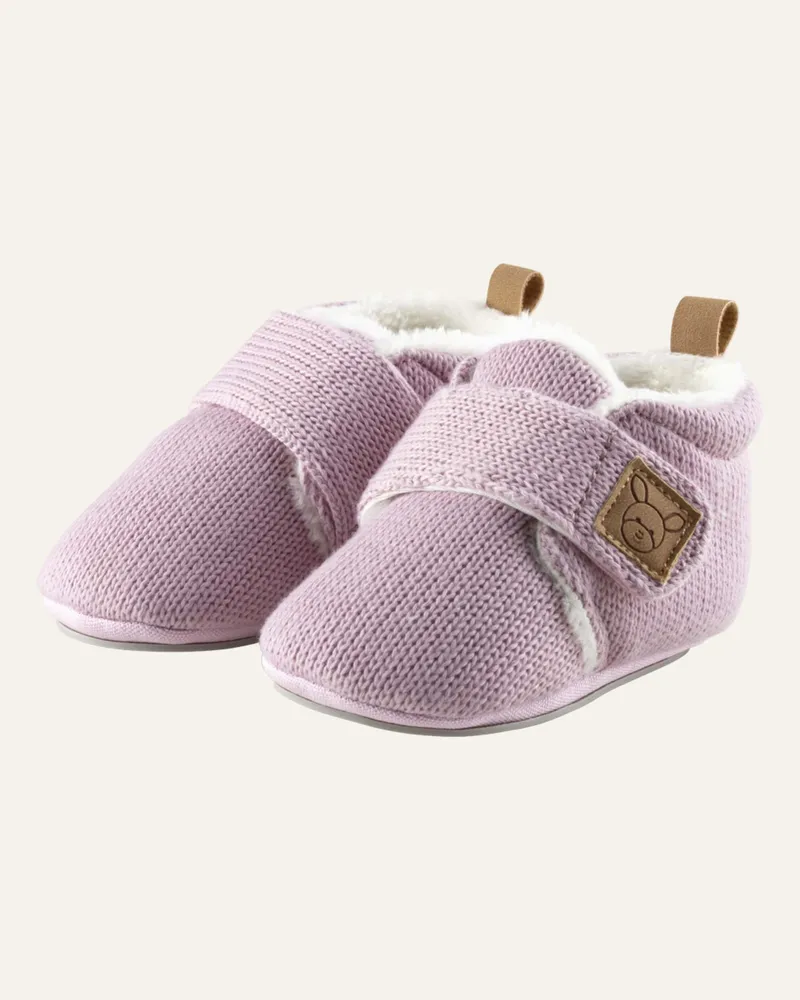 Sterntaler Babykrabbelschuh Strick Pink