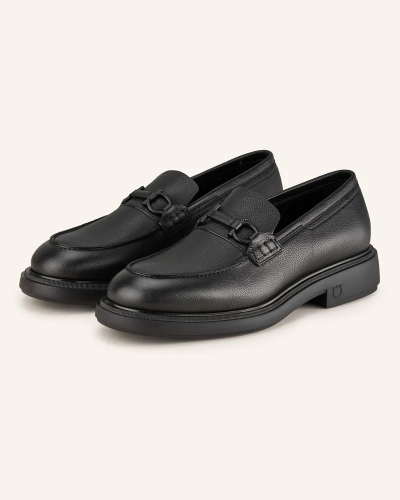 Ferragamo Loafer schwarz Schwarz