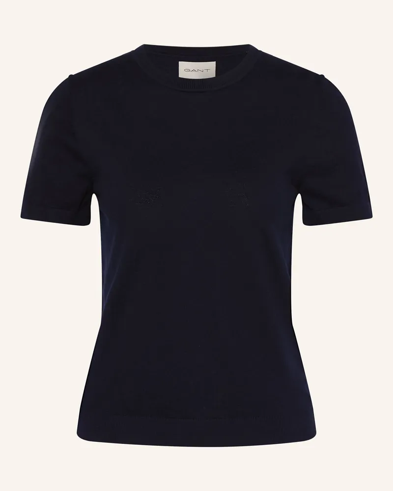 Gant Strickshirt blau Dunkelblau
