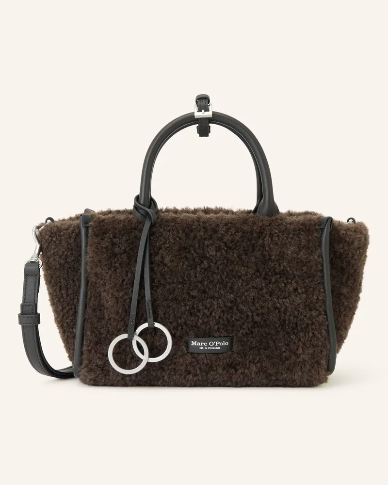 Marc O'Polo Handtasche Gladys Aus Kunstfell braun Dunkelbraun