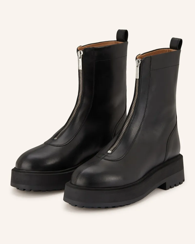 Flattered Plateau-Boots Alma schwarz Schwarz