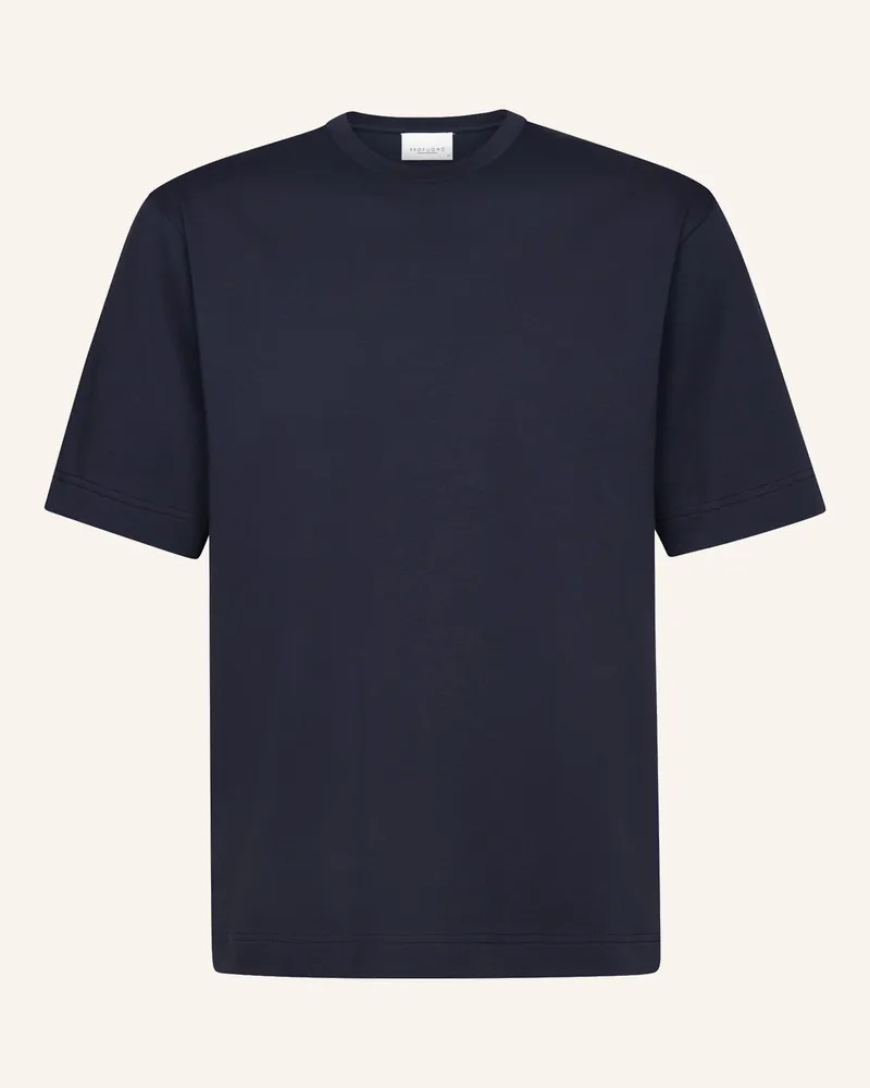 Profuomo T-Shirt kurzarm Blau