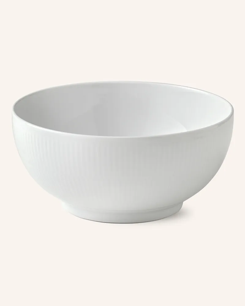 Royal Copenhagen Schale WHITE FLUTED Weiss