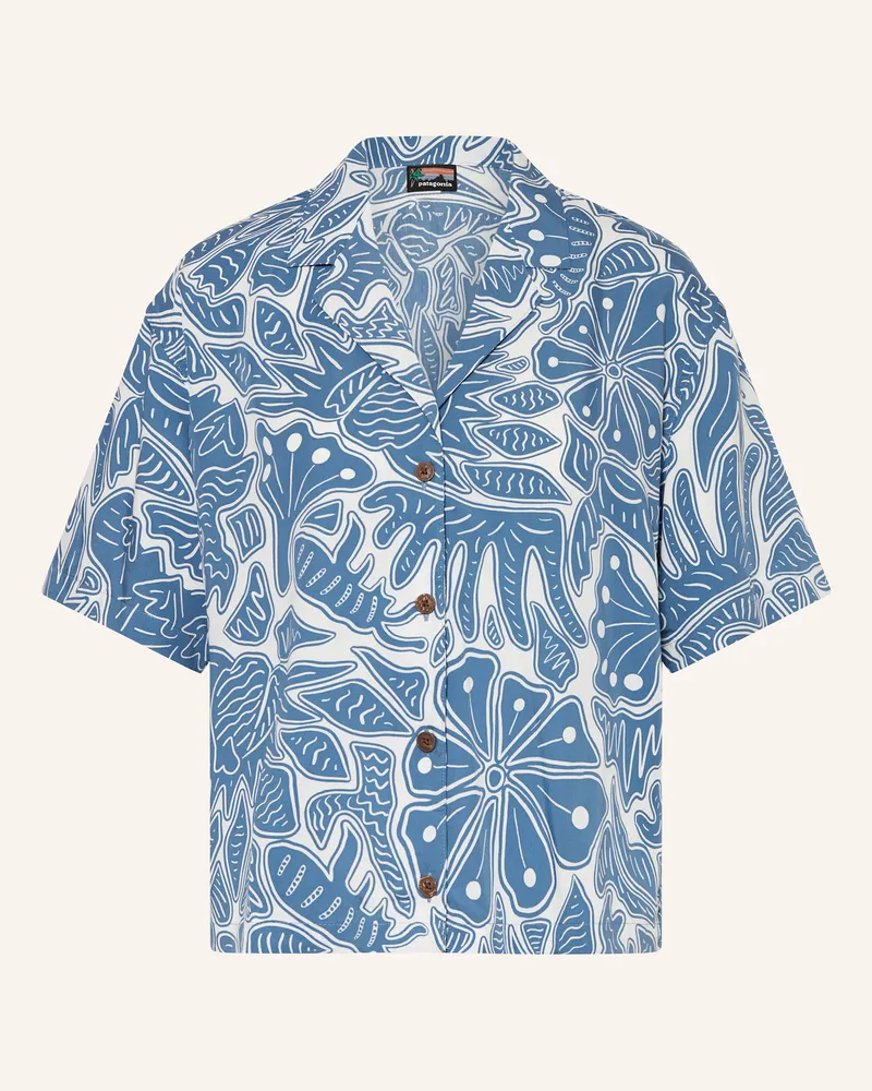 Patagonia Outdoor-Bluse TIDAL THREADS Blau