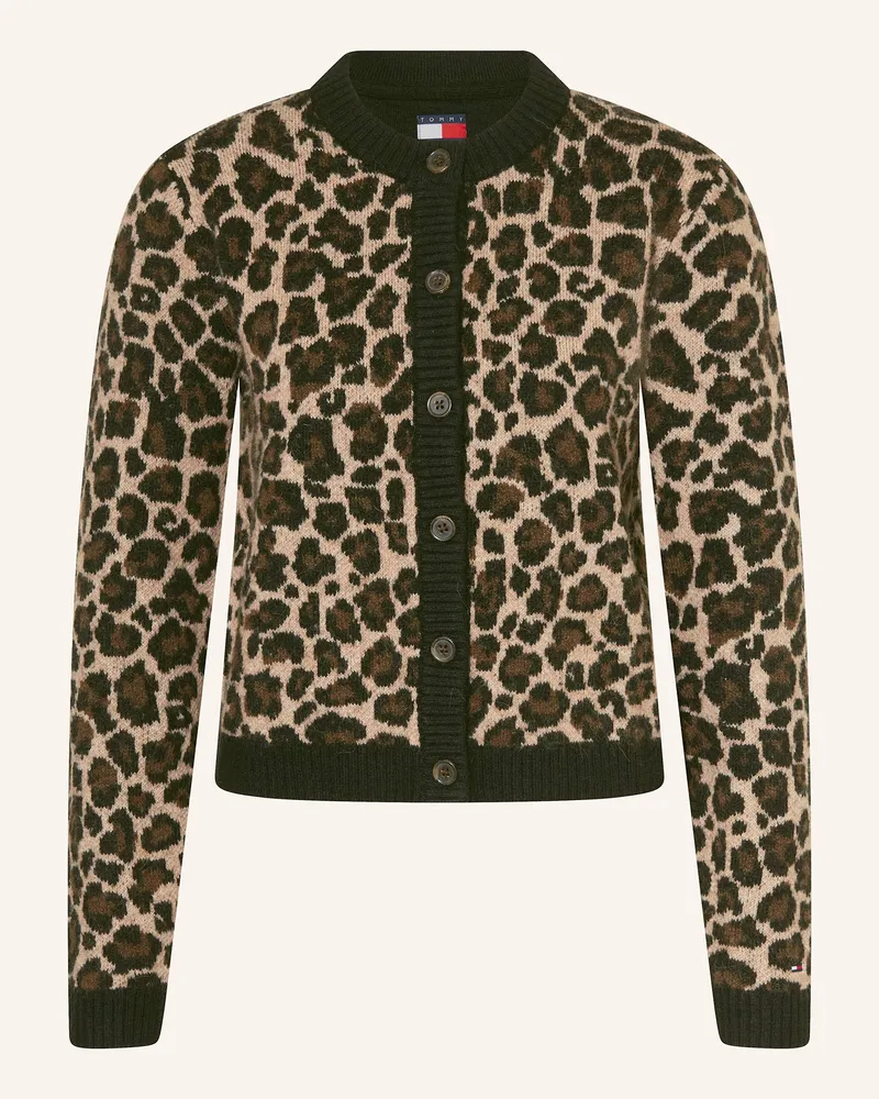 Tommy Hilfiger Strickjacke Hellbraun