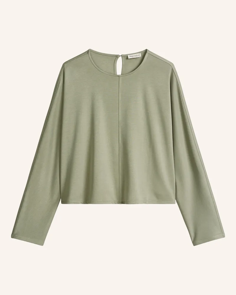 Marc O'Polo Longsleeve grau Hellgrün