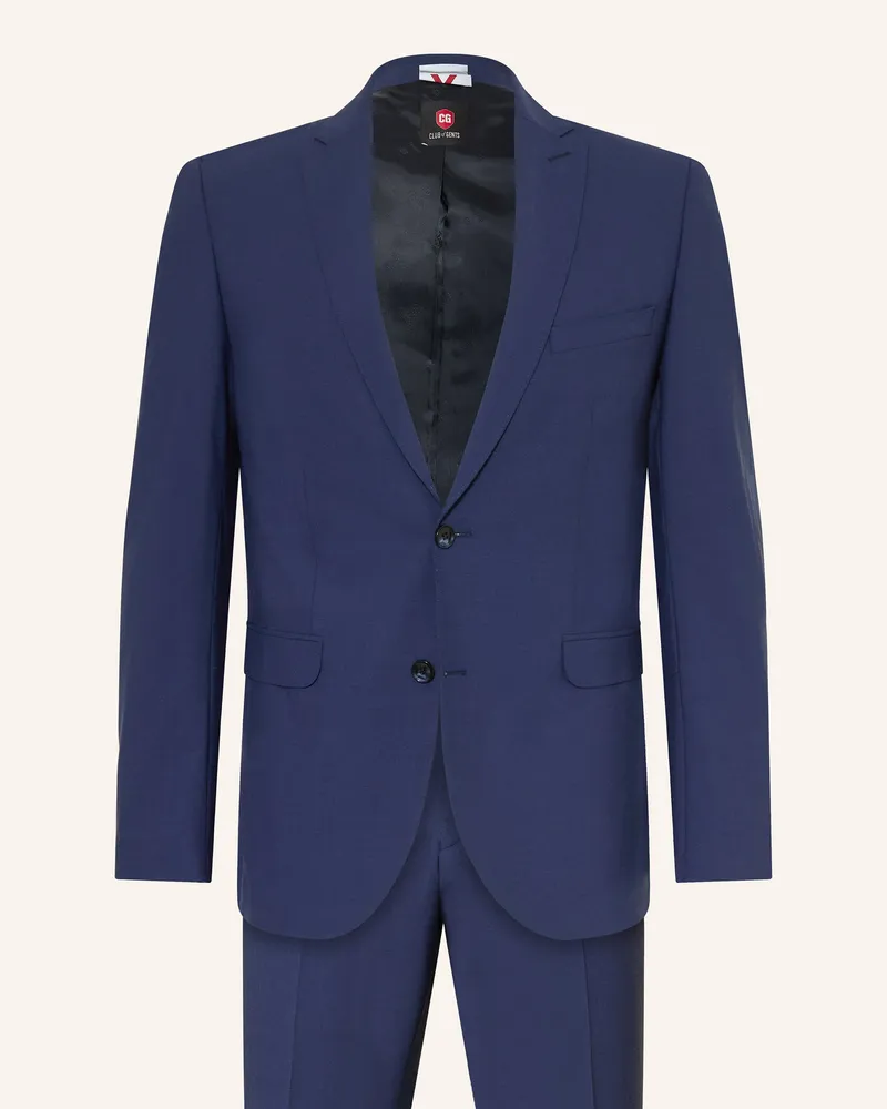 CG Anzug Extra Slim Fit blau Dunkelblau