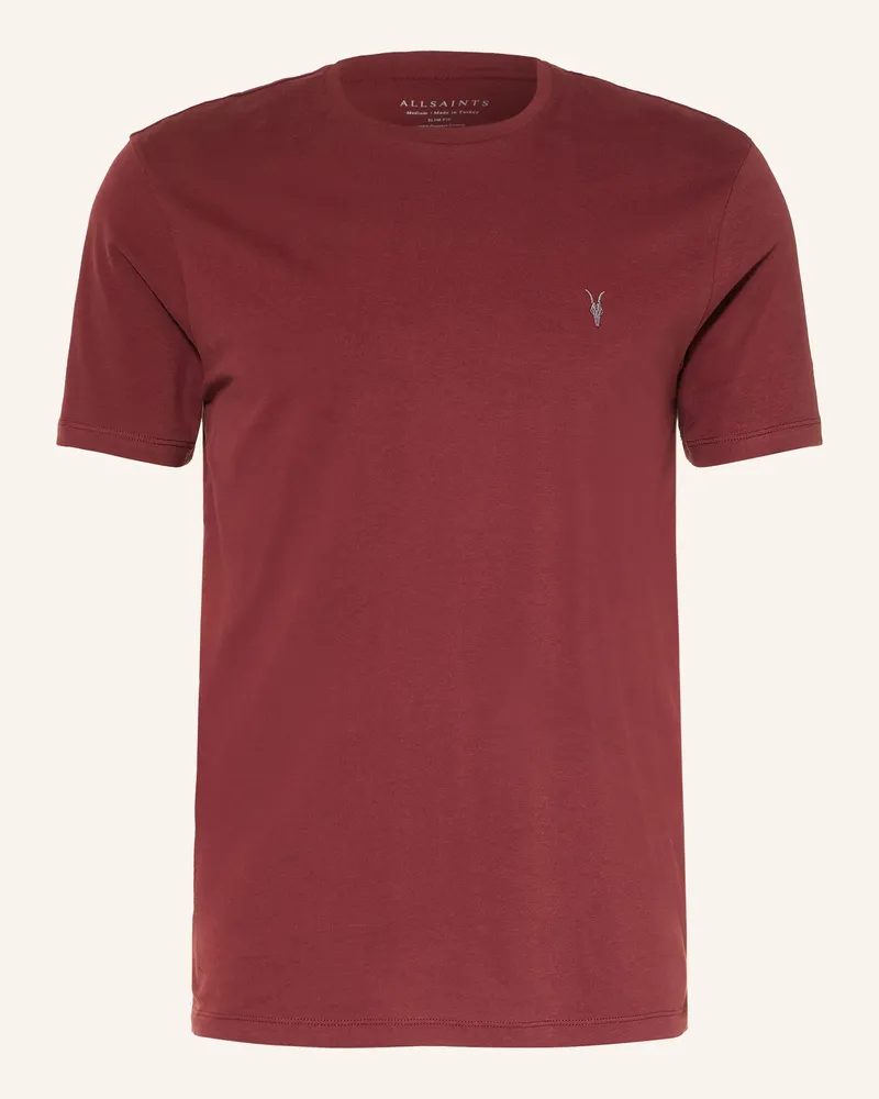 AllSaints T-Shirt Brace rot Dunkelrot