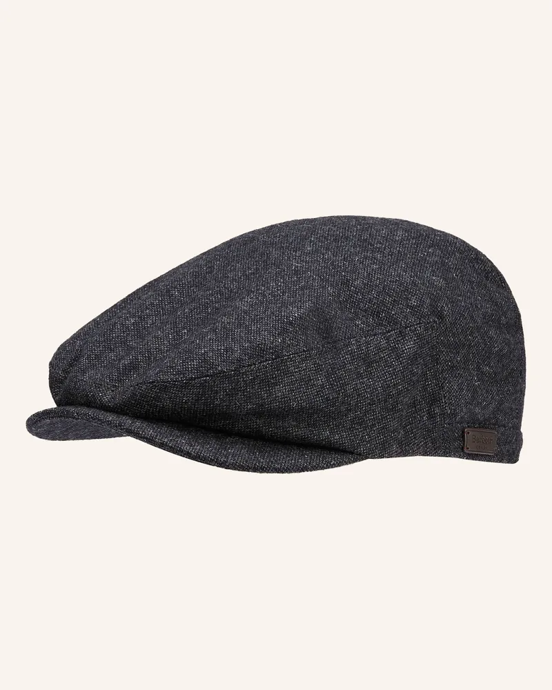 Barbour Schiebermütze BARLOW mit Wolle Dunkelgrau