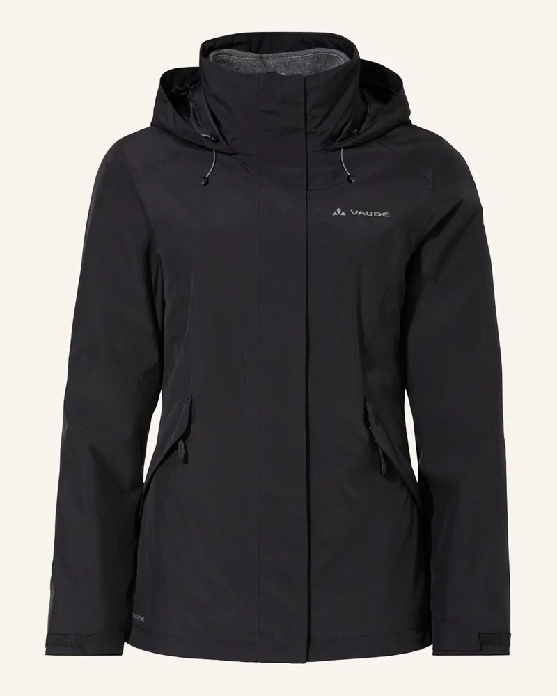 Vaude 2-In-1-Jacke Rosemoor schwarz Schwarz