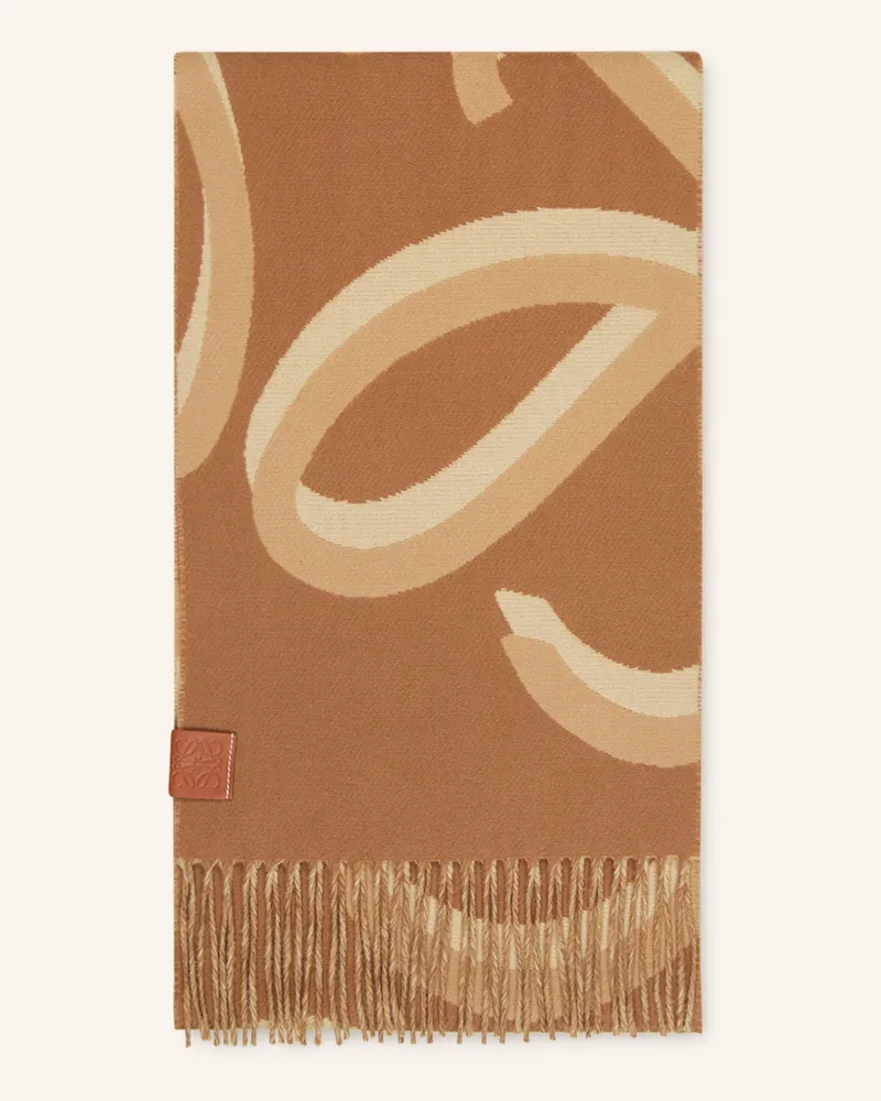 Loewe Schal ANAGRAM Camel