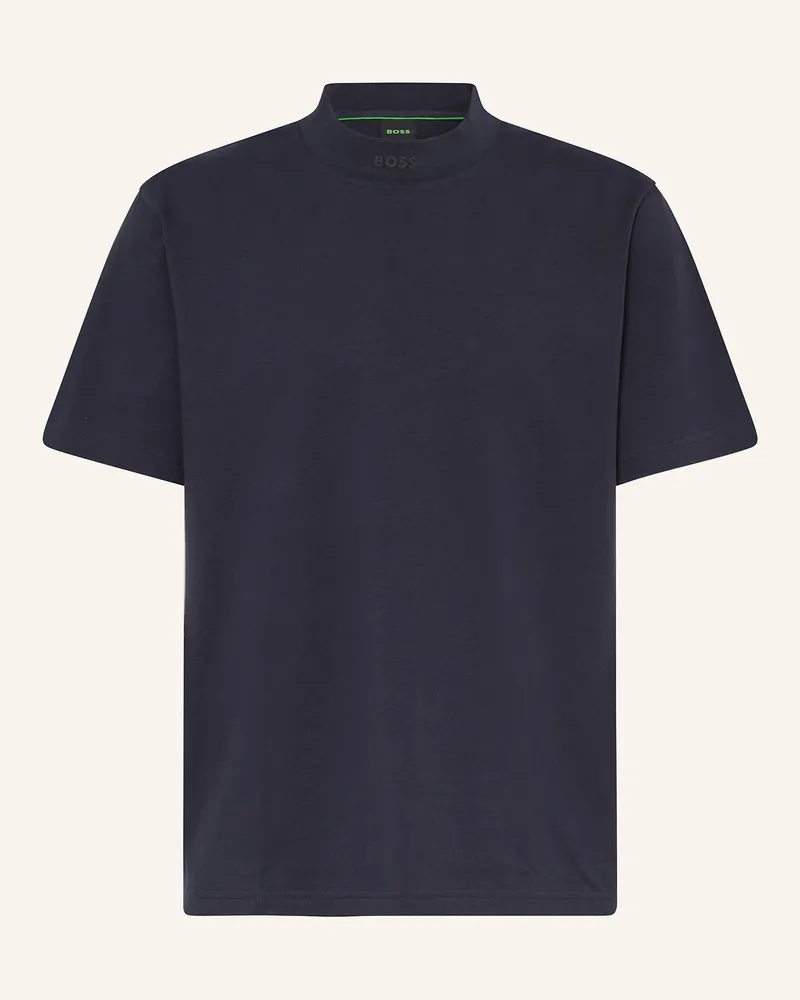 HUGO BOSS T-Shirt COLLAR ZONE Dunkelblau