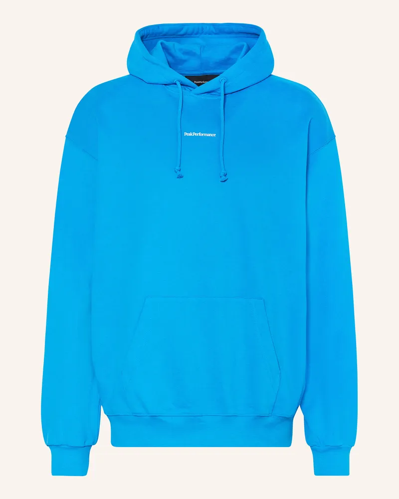 Peak Performance Hoodie ORIGINAL TERRY HOOD Türkis