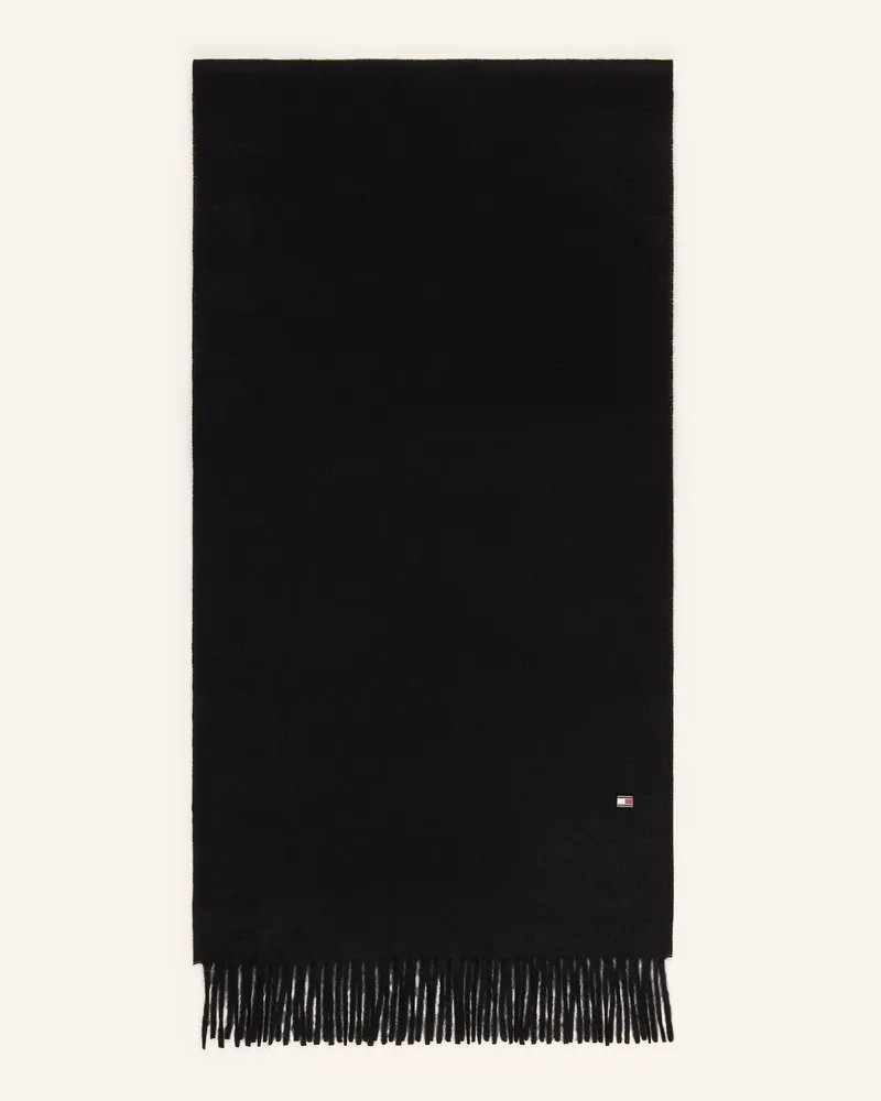 Tommy Hilfiger Cashmere-Schal schwarz Schwarz