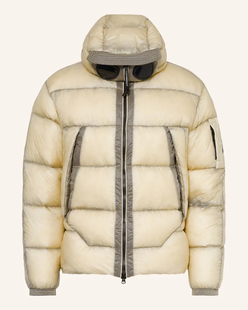 C.P. Company Daunenjacke weiss Hellgelb