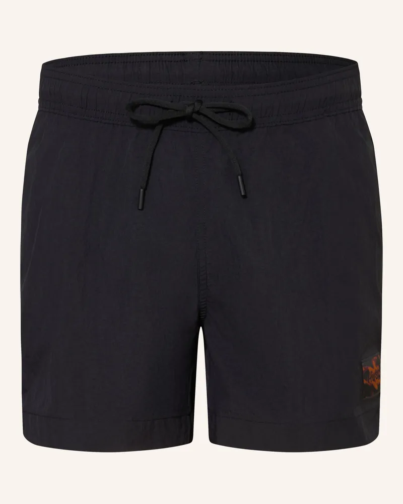 HUGO BOSS Badeshorts Dominica schwarz Schwarz