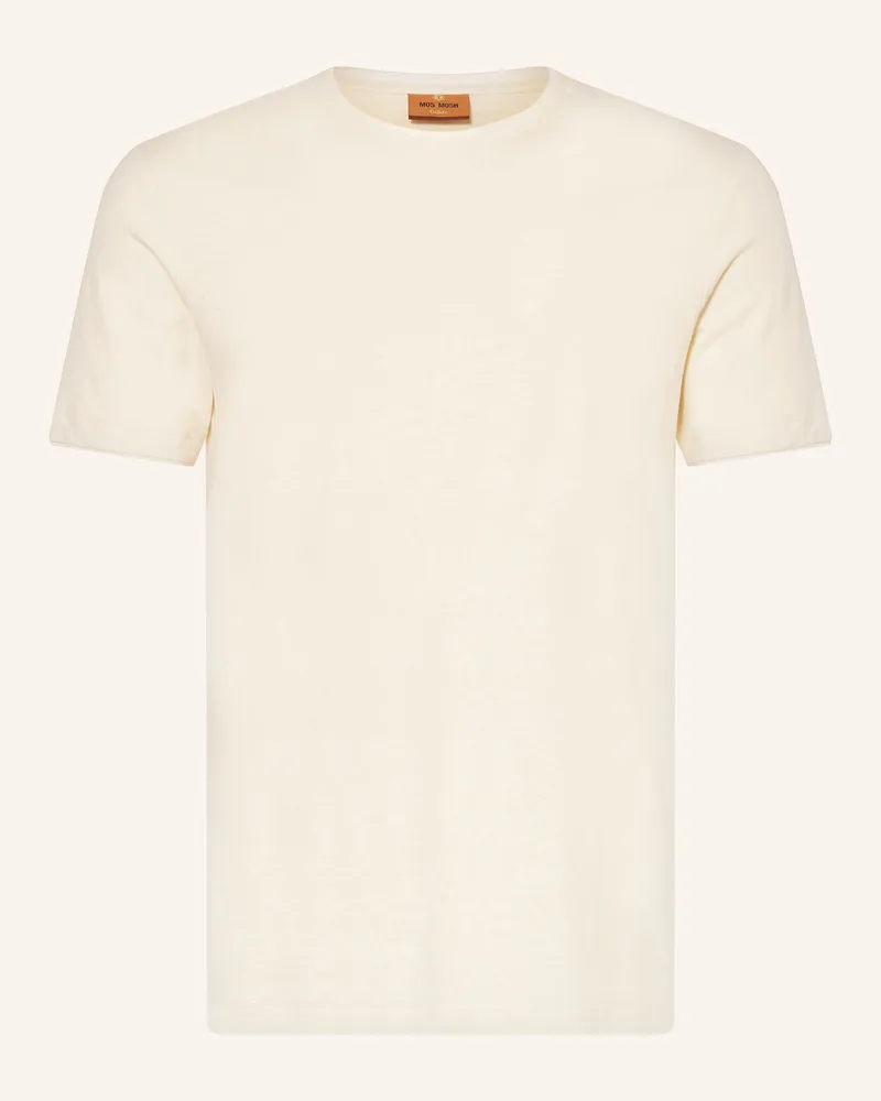 Mos Mosh T-Shirt MMGPENN mit Leinen Ecru