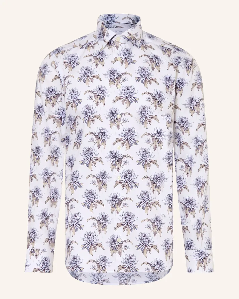 Eton Hemd Slim Fit weiss Weiss