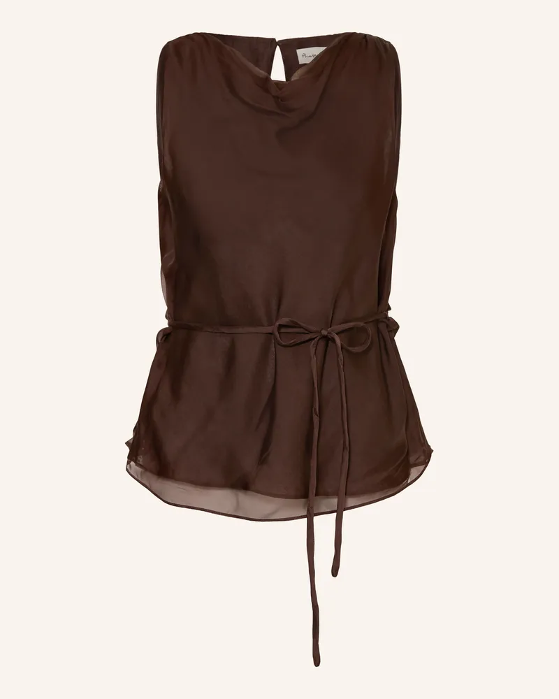 Phase Eight Blusentop Hazel Aus Seide braun Dunkelbraun