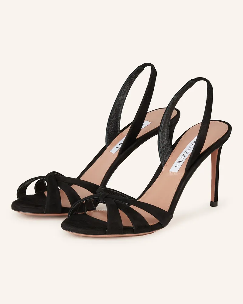 Aquazzura Sandaletten Tati schwarz Schwarz