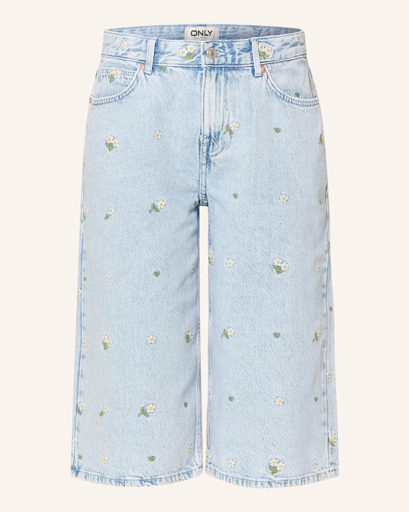 only 3/4-Jeans blau Light