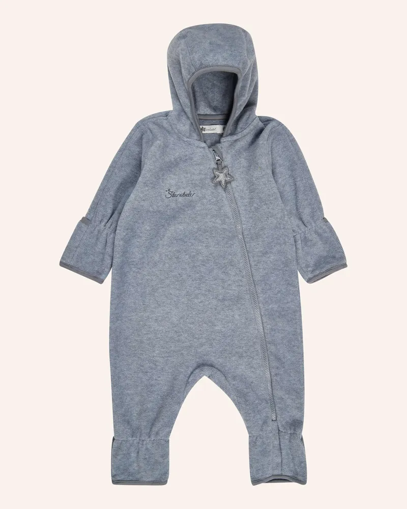 Sterntaler Overall Fleece silber Silber