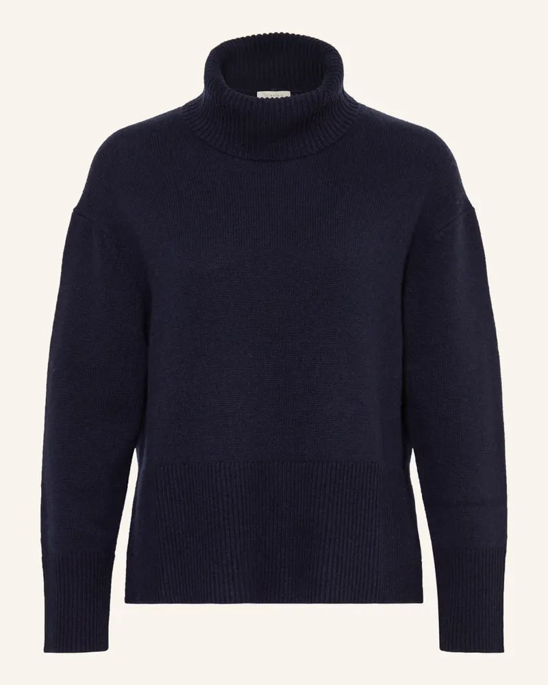 lilienfels Rollkragenpullover mit Cashmere Blau