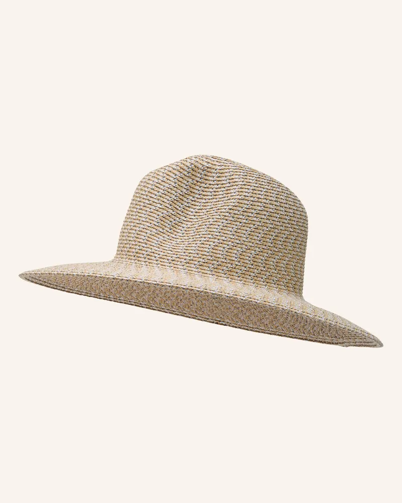 Loevenich Strohhut blau Hellbraun