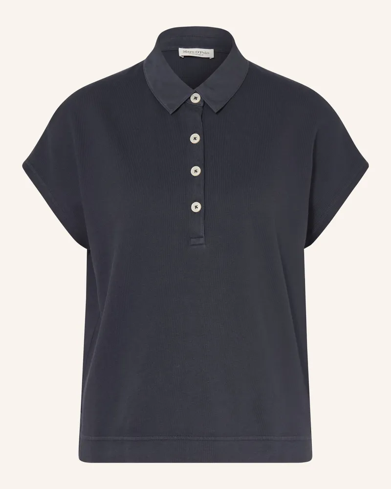 Marc O'Polo Jersey-Poloshirt blau Dunkelblau