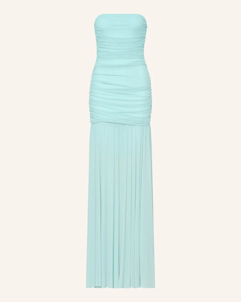 Retrofête Off-Shoulder-Kleid Adele blau Mint