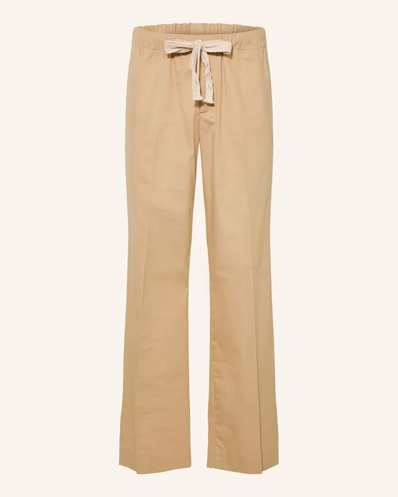 Sandro Hose Im Jogging-Stil Regular Fit braun Hellbraun