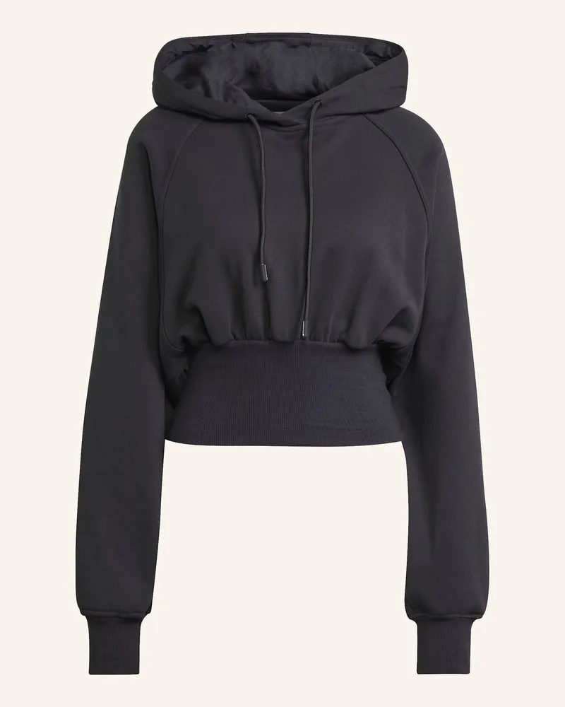 adidas ADIDAS BY STELLA MCCARTNEY CROPPED HOODIE Schwarz