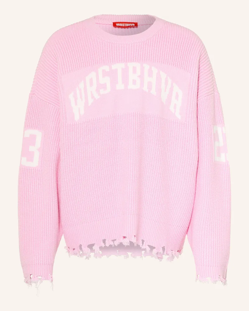 WRSTBHVR Pullover Tove pink Rosa