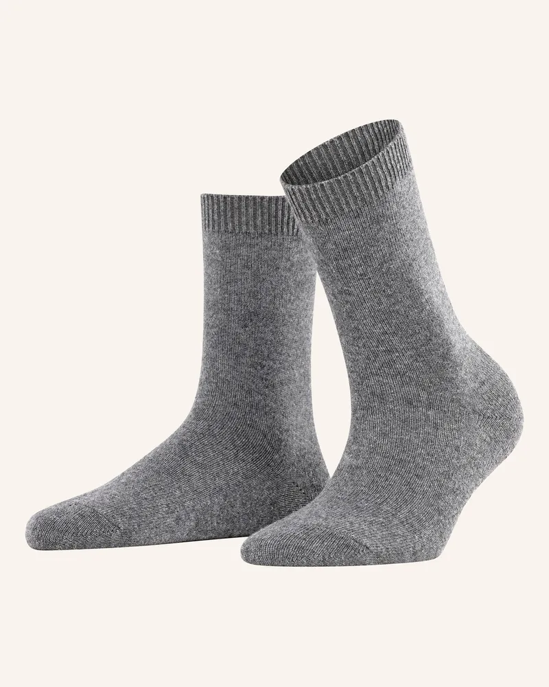 Falke Socken Cosy Wool Mit Merinowolle grau 3390