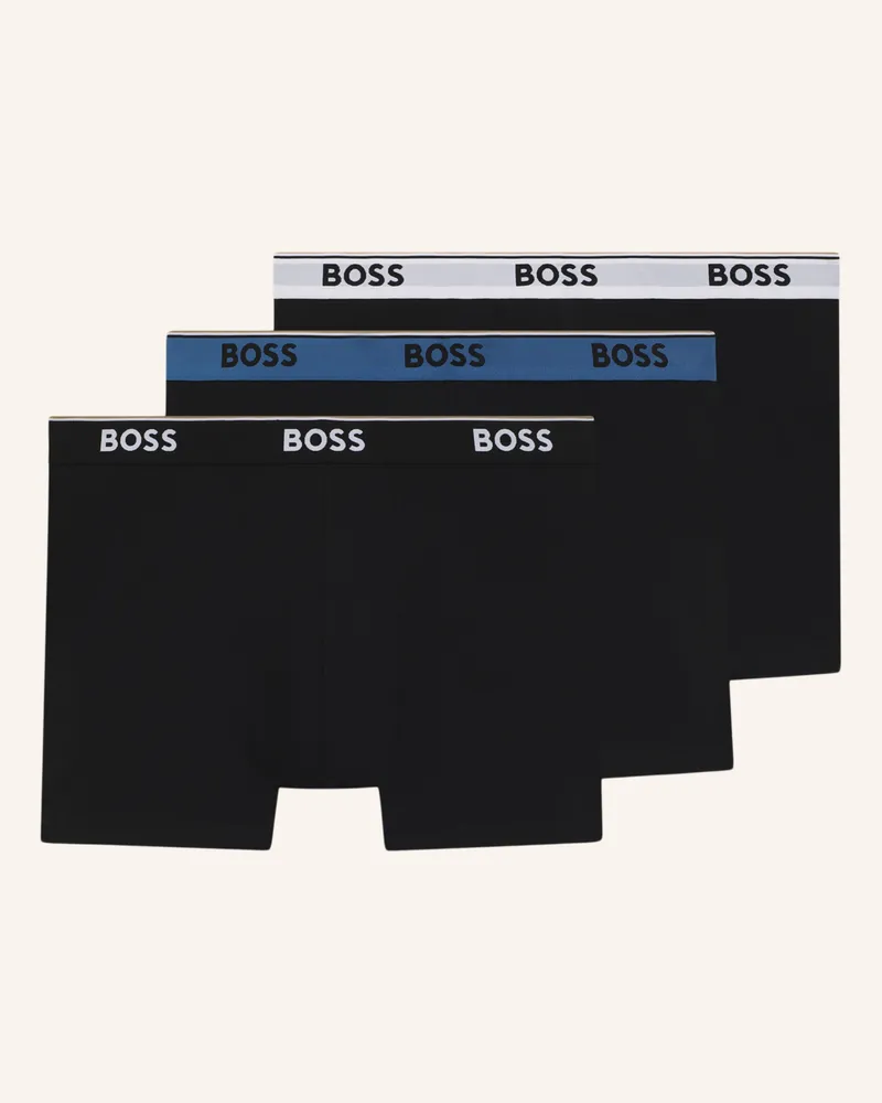 HUGO BOSS Boxershort Boxerbr 3p Power schwarz Schwarz