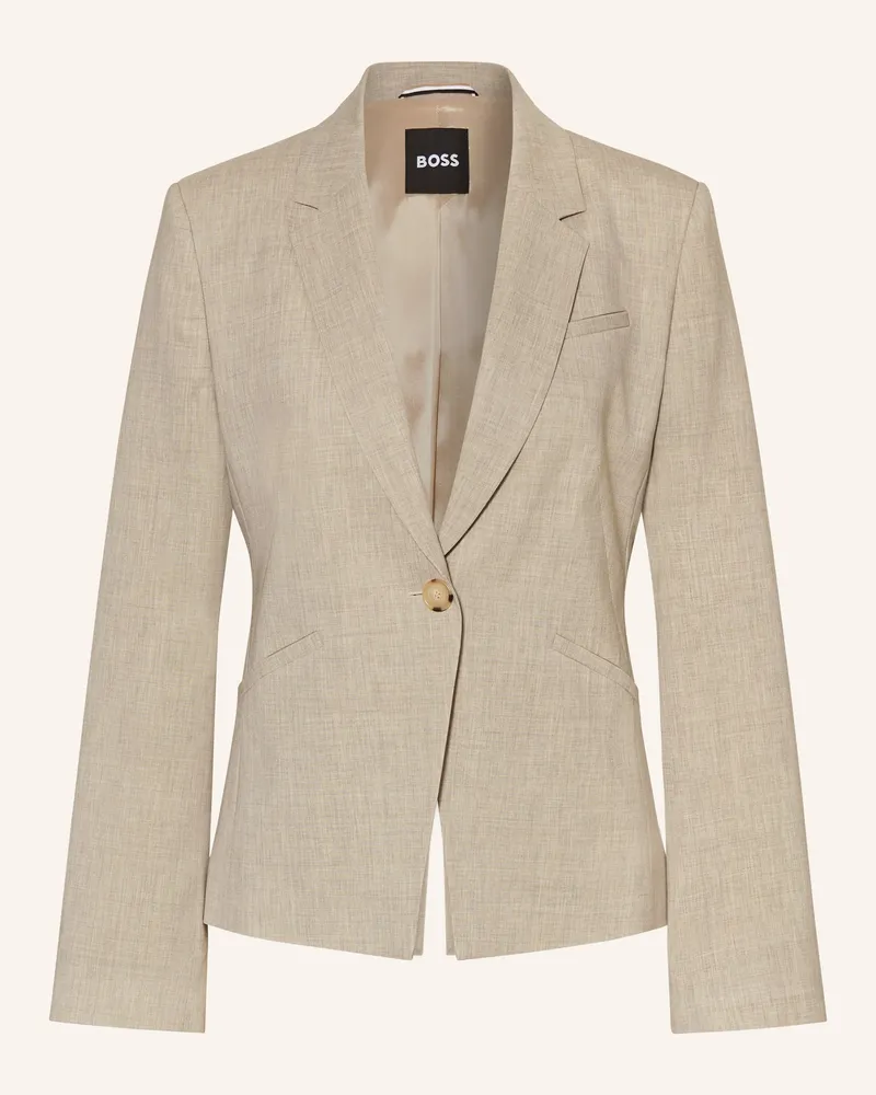HUGO BOSS Blazer Jia beige Hellgrau