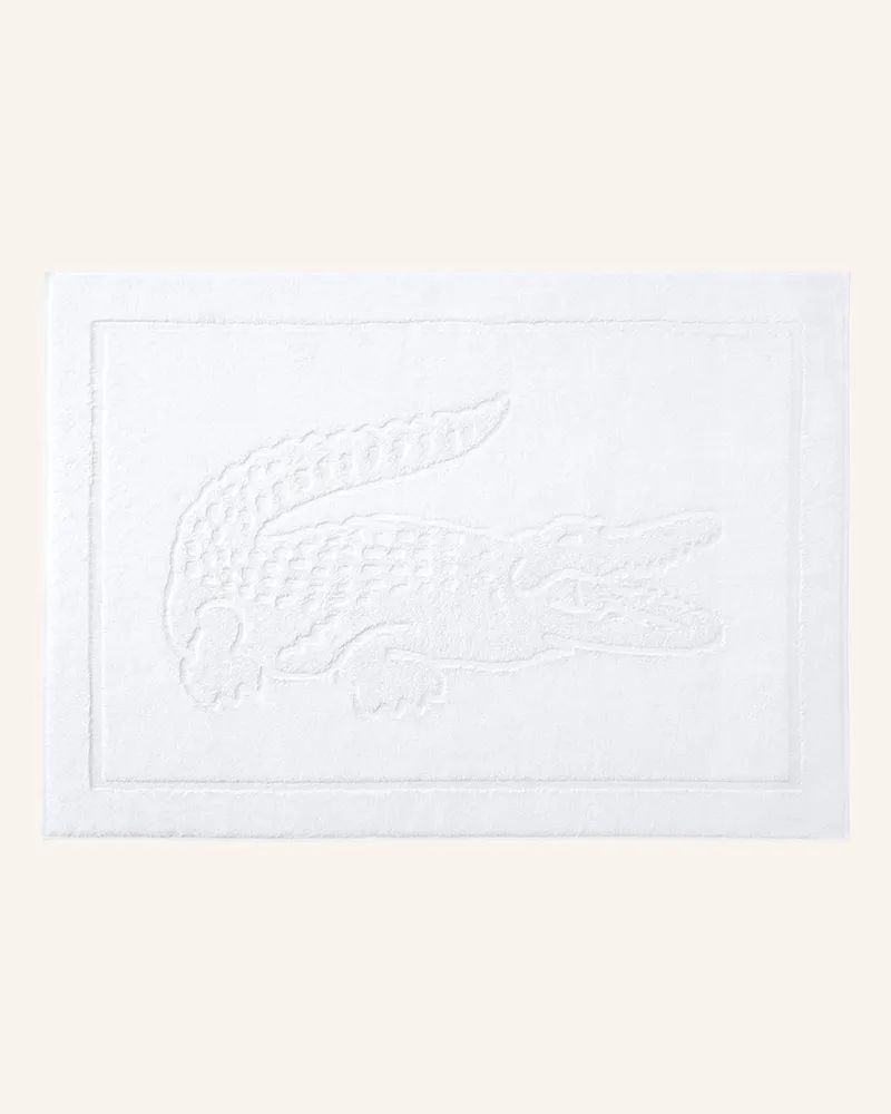 Lacoste Badematte LLACOSTE Weiss