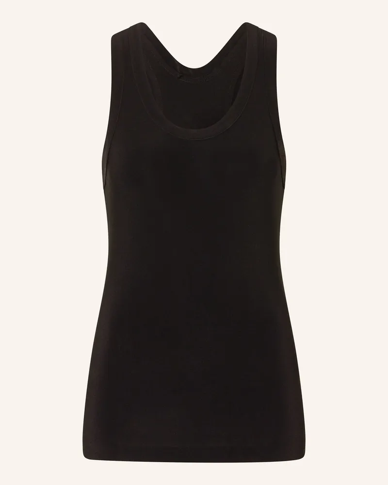 Norma Kamali Top schwarz Schwarz