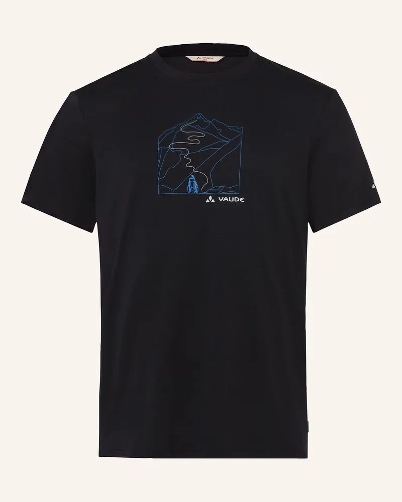 Vaude T-Shirt SE MEN OSSOLA PRINT T-SHIRT Schwarz