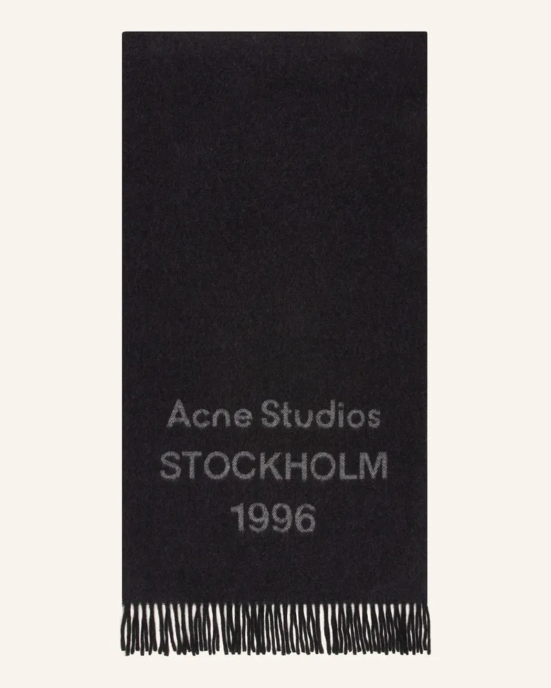 Acne Studios Schal Schwarz