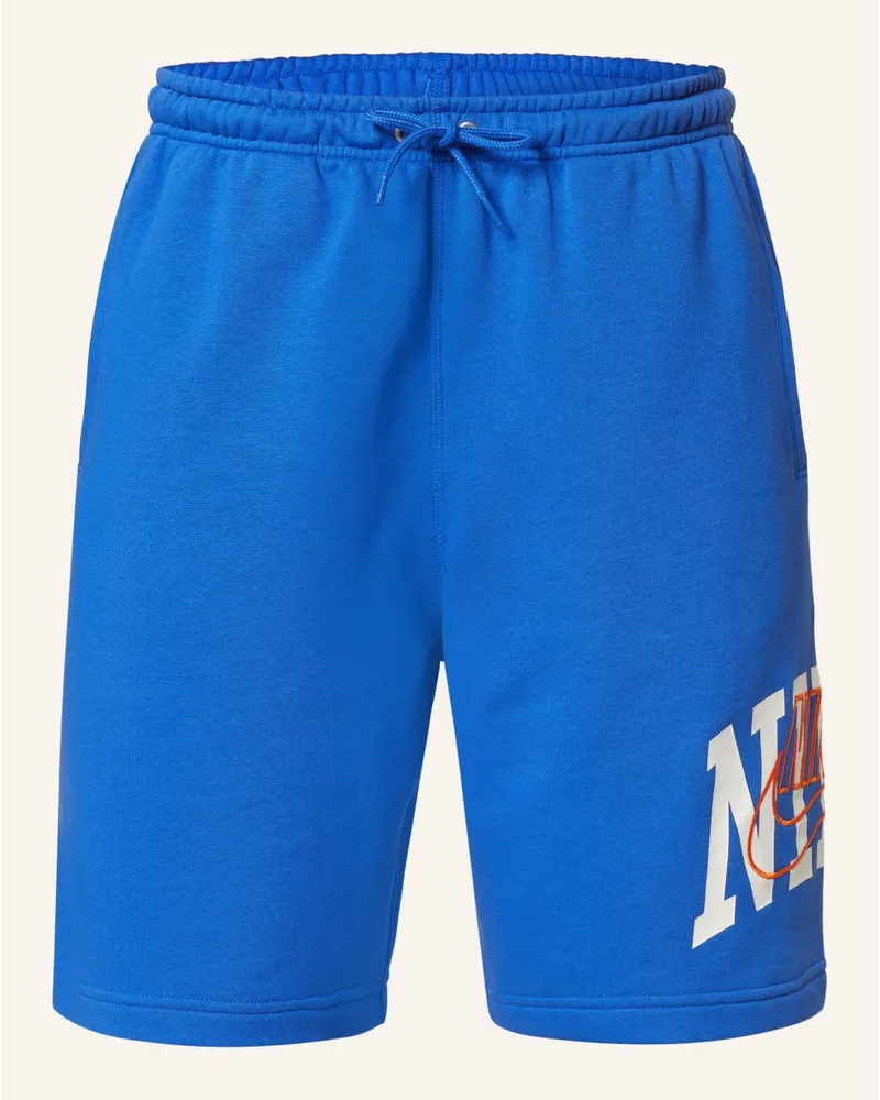 Nike Sweatshorts CLUB Blau