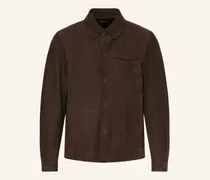 Lederjacke braun